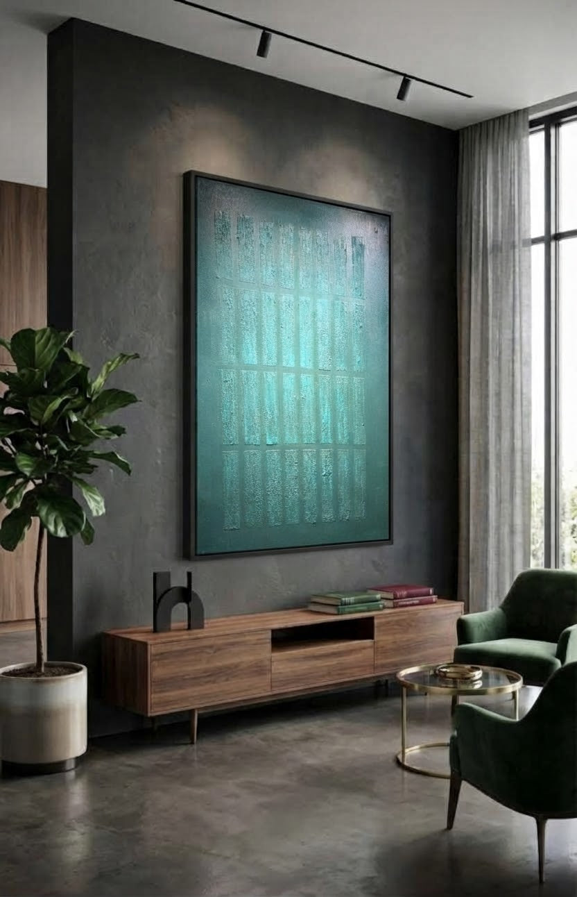 Emerald Grid (Painting)